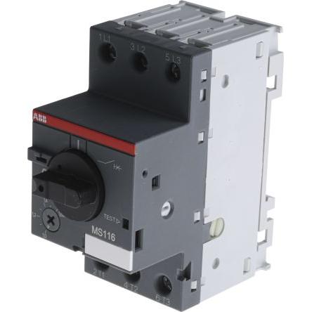 Jistič ochrany motoru, rozsah: MS116 1.6A 690V 70 °C -25 °C ABB