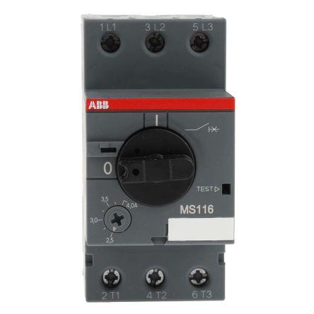Jistič ochrany motoru, rozsah: MS116 4A 690V 55 °C -25 °C ABB