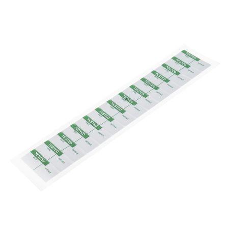 Předtištěný samolepicí štítek Lepicí, množství v balení: 140 V balení RS PRO Testováno