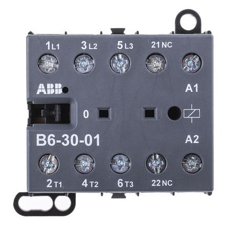 ABB 1 NC Stykač napětí ve vinutí 230V ac 3pólový 9 A 690V ac 4 kW s 3 NO kontakty Řízení motoru, rozsah: B 3P