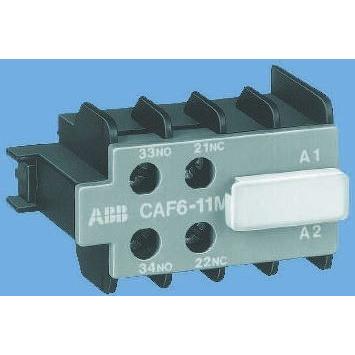 ABB Pomocný kontakt 2 NC 2 Přední montáž, rozsah: CAF6 s Šroub 12 A 240 V dc, 500V ac