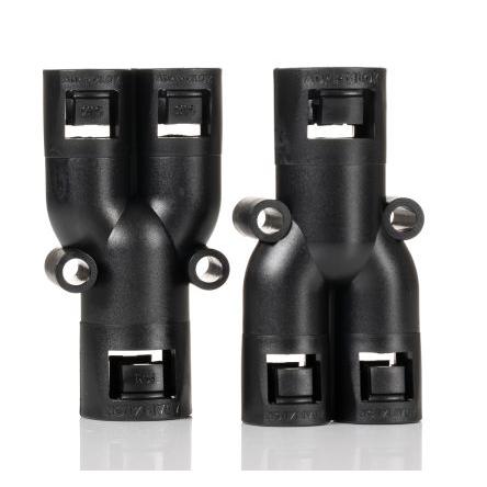 Montáž potrubí Černá jmenovitá velikost 16 to 21 mm² Nylon 66, IP66 Adaptaflex