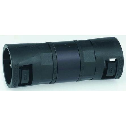 Montáž potrubí Černá jmenovitá velikost 21 mm Nylon 66 Nikl, IP66 Adaptaflex