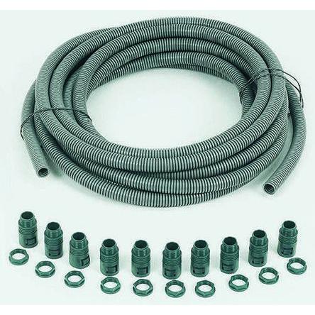 Adaptaflex Instalační trubka Šedá 20 mm Polyvinylchlorid, IP54 10 m min. R ohybu 40 mm M20