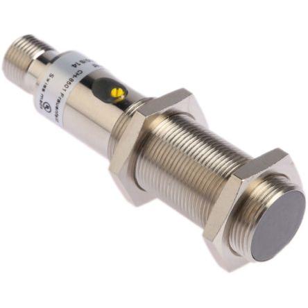Baumer Kapacitní snímač přiblížení CFAM 18P1600/S14 Válec se závitem CFAM M18 x 1 8 mm 200mA IP65 50 Hz PnP 30 V dc