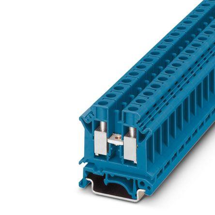 Phoenix Contact Napájení přes svorkovnici 3005086, řada: UK 10 N BU, 800V Modrá 0.5mm², 10 mm² 1 Šroubová ATEX