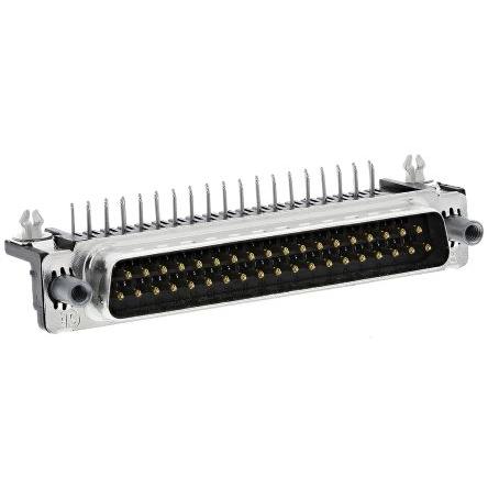 TE Connectivity Konektor D-Sub, řada: AMPLIMITE HD-20, počet kontaktů: 37, orientace těla: Pravý úhel 2.75 mm, Průchozí