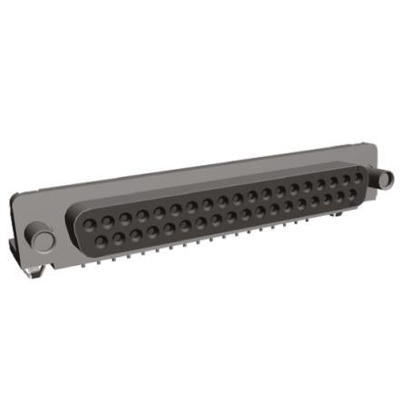 TE Connectivity Konektor D-Sub, řada: AMPLIMITE HD-20, počet kontaktů: 37, orientace těla: Pravý úhel 2.75 mm, Průchozí