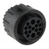 Kulatý konektor, počet kontaktů: 15, Kabel, velikost: Standard ITT Cannon, pohlaví kontaktu: Vnitřní, orientace těla: