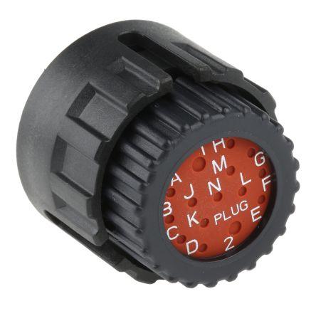Kulatý konektor, počet kontaktů: 15, Kabel, velikost: Standard ITT Cannon, pohlaví kontaktu: Vnitřní, orientace těla: