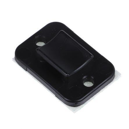 Držák vázacích pásek 4 mm široké pásky 20 mm 14mm barva Černá HellermannTyton