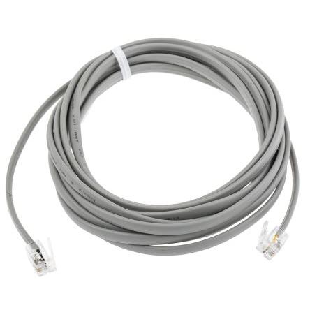 Prodlužovací telefonní kabel Vnější, Šedá RS PRO RJ9 Vnější RJ9 3 m