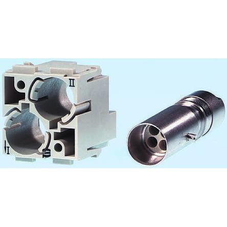 HARTING Vnější 10A Koaxiální kontakt 0.14 mm² 2.5 mm² Napájecí konektor pro vysoké zatížení