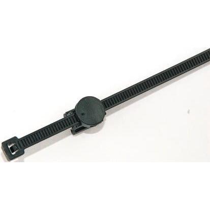 Stahovací páska Montáž 156-01601 CBTO50R-PA66HS/PA66HIRHS-BK 200 mm 4.6mm Černá Nylon 66 HellermannTyton
