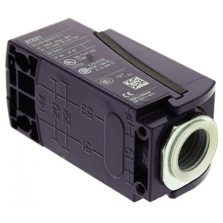 Telemecanique Sensors OsiSense XC Plunžr Koncový spínač 1 NO/1 NC IP66, IP67 Slitina zinku 240V ac 3A