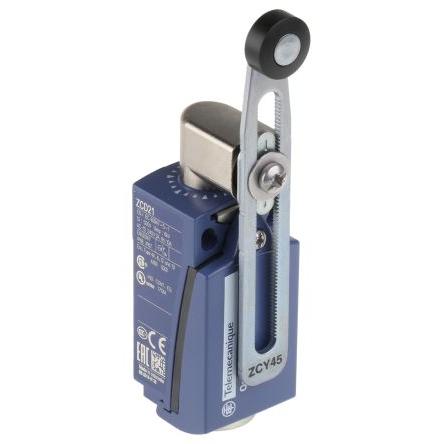 Telemecanique Sensors OsiSense XC Páka s válečkem Koncový spínač 1 NO/1 NC IP66, IP67 Slitina zinku 240V ac 3A