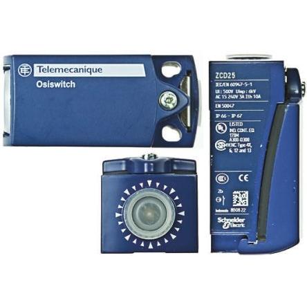 Telemecanique Sensors ZCD Koncový spínač 1 NO/1 NC IP66, IP67 Slitina zinku 240V ac 1.5A