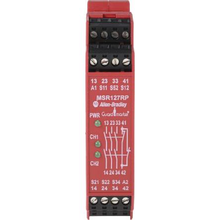 Allen Bradley 440R / MSR127RP Bezpečnostní relé 24V ac/dc 1 3