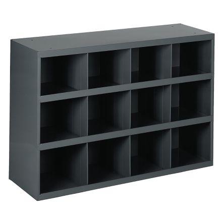 Skladovací zásobník barva Šedá Ocel Přenosné 606 mm x 857 mm x 305 mm RS PRO