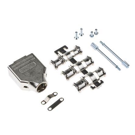 MH Connectors Plášť D-Sub, řada: MHDM, orientace těla: Rovný, počet kontaktů: 9, materiál pouzdra: Zinek, barva: