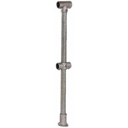 RS PRO Trubka kruhového průřezu Stříbrná Trubka kruhového průřezu, délka: 1100 mm, Kujné železo 48.3 mm