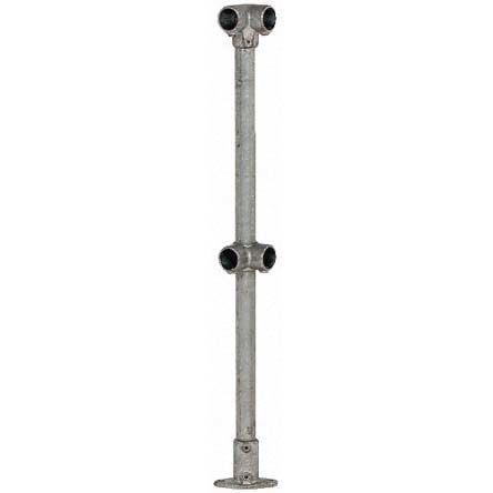 RS PRO Trubka kruhového průřezu Stříbrná Trubka kruhového průřezu, délka: 1100 mm, Kujné železo 48.3 mm