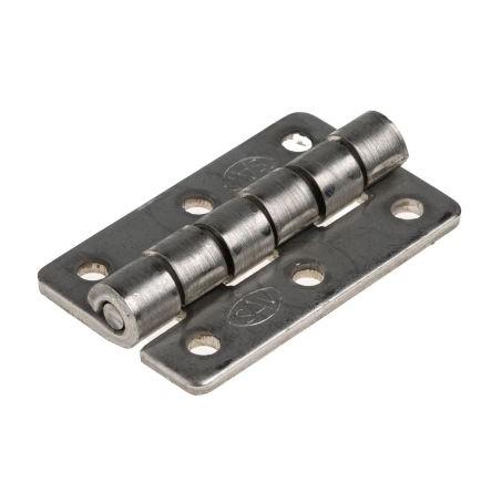 Kloubový závěs Výkyvné Patka, Nerezová ocel Pevný Šroubová, délka: 40 mm x 24mm x 2 mm Savigny
