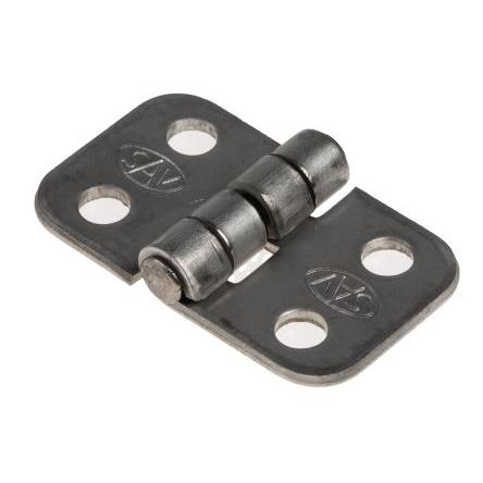 Kloubový závěs Výkyvné Patka, Přírodní, Nerezová ocel Pevný Šroubová, délka: 20 mm x 34mm x 1.5 mm Savigny