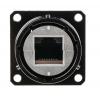 Amphenol Socapex Konektor RJ45, řada: RJF Vnitřní Cat5e, počet cest: 8, Rovný, Montáž do panelu Stíněné, počet portů: