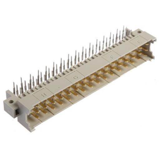 HARTING Konektor DIN 41612, řada: DIN 41612, orientace těla: Pravý úhel, rozteč: 5.08 mm, počet kontaktů: 48, počet řad: