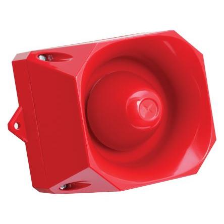 Eaton Elektronická siréna, řada: Asserta Midi Povrch Červená 32 60V dc RoHS 110 dB @ 1m IP66 DC