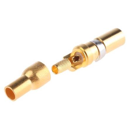 RS PRO RS PRO Rovný RG316/U, RG188A/U, RG-174U Vnitřní Zlatá Slitina mědi Kontakt konektoru základní desky