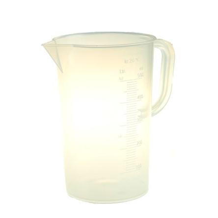 Laboratorní odměrka, Polypropylen, kapacita: 500ml RS PRO