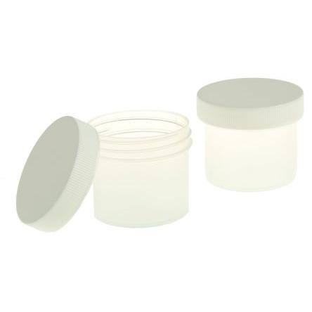 RS PRO Laboratorní láhev, délka: 47 mm, kapacita: 60ml, průměr: 53 mm, Polypropylen, typ hrdla: Široký krk, typ láhve: