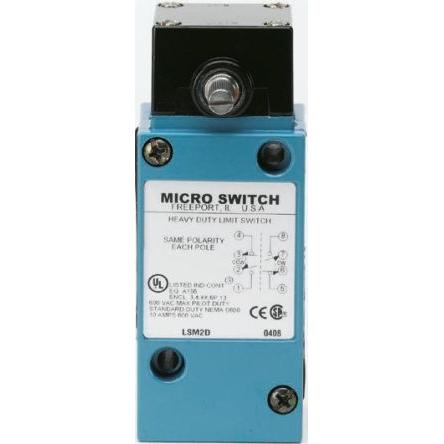 Honeywell Technologies HDLS Otočná hlava Koncový spínač DPDT IP67 Tlakově litý zinek 240V ac 10A
