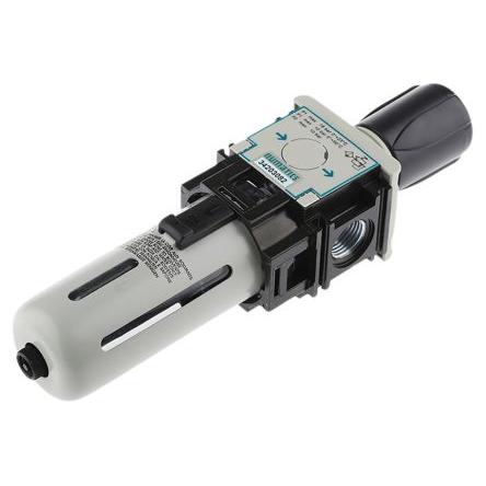 Regulátor s filtrem, řada: 342 25 μm, přípojka portu: 1/8 in, max. tlak: 8 bar Poloautomatický 1/8 in EMERSON – ASCO