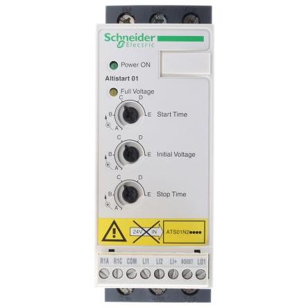 Schneider Electric Startér pro plynulý rozběh, rozsah: Altistart 1.1 kW 240V ac 3fázový IP20