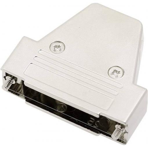 encitech TRI-M-25-K 6550-0100-03 D-SUB pouzdro Pólů: 25 plast, pokovený 180 °, 45 °, 45 ° stříbrná 1 ks