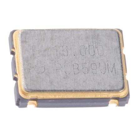 Epson Oscilátor 16MHz ±50 ppm CMOS, Povrchová montáž, počet kolíků: 4 kolíkový XO