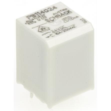 TE Connectivity Výkonové relé SPDT Montáž na plošný spoj 10A 24V dc PB