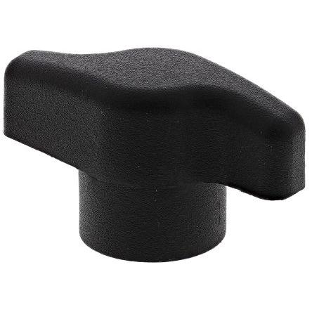 Upínací knoflík Polyamid 6 barva Černá Křídlaté M8 RS PRO Otvor se závitem