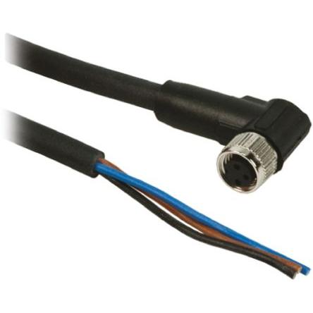 Kabel ovladače snímače, A: Vnitřní, A: 1/2 in kruhový, Pravoúhlý 3, B: Bez koncovky, B: Vnější, 24V 4, IP67, řada: