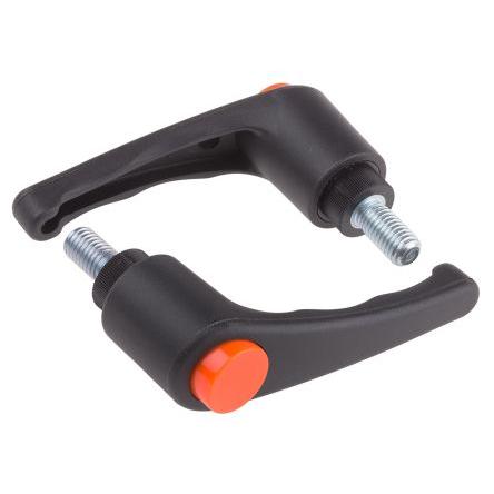 Svěrací páka Nerezová ocel Uzavírací páka M10 RS PRO, délka: 20 mm