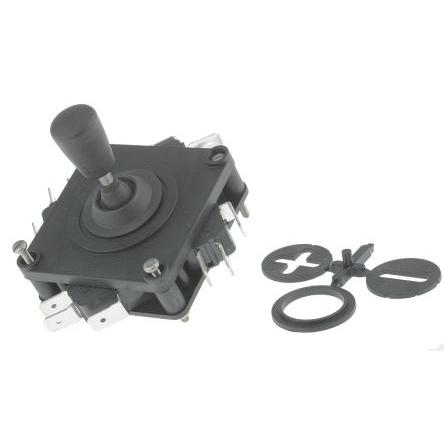 APEM Joystickový, řada: 1000 IP65 2osý Kuželovité Pájecí 250 V ac 50 °C -20 °C