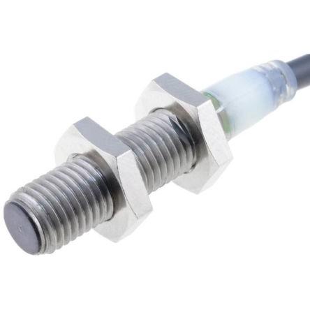 Omron Indukční bezdotykový snímač E2A-S08KS02-WP-C1 2M Válec se závitem M8 200mA E2A IP67, IP69K NPN 1.5 kHz 2 mm 1000 V