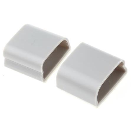 Kabelová spona pro průměr svazku 9.5 mm Polyvinylchlorid Šedá Samolepicí RS PRO