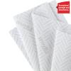 Průmyslová role papírových utěrek, (7303) L20 General Clean Wiping Paper Roll White Centrefeed Cleaning Wipes, 2 Ply,