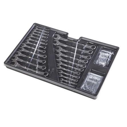 Sada klíčů, počet kusů: 43, Uhlíková ocel, 3/16 to 11/32 in, 4 to 21 mm RS PRO