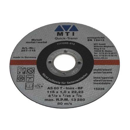Brusný disk Oxid hlinitý 115 mm MTI
