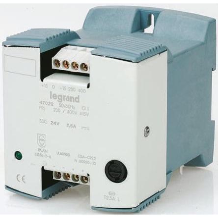 Legrand Napájecí zdroj na lištu DIN, počet výstupů: 1 Lineární 400V ac 10 A St. 24V dc DC 240 W